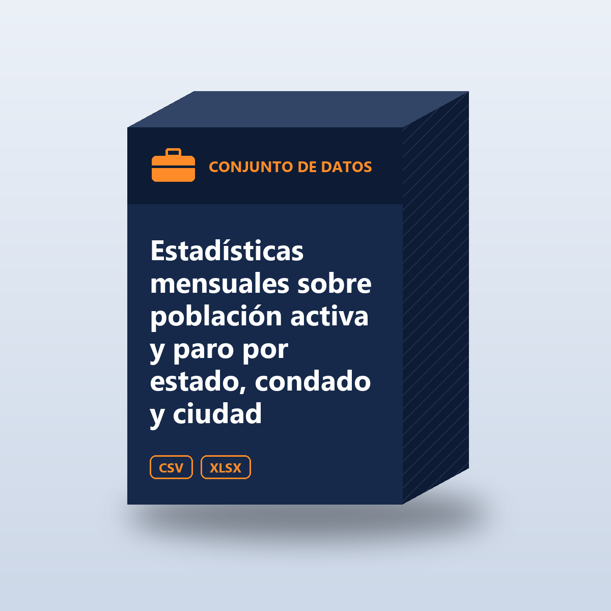 Estadísticas mensuales sobre población activa y paro por estado, condado y ciudad